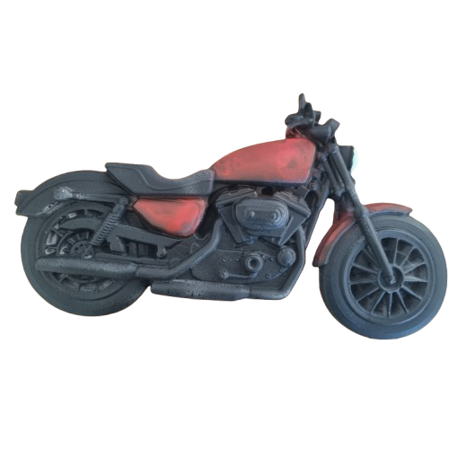 Decorazione murale moto dipinta a mano