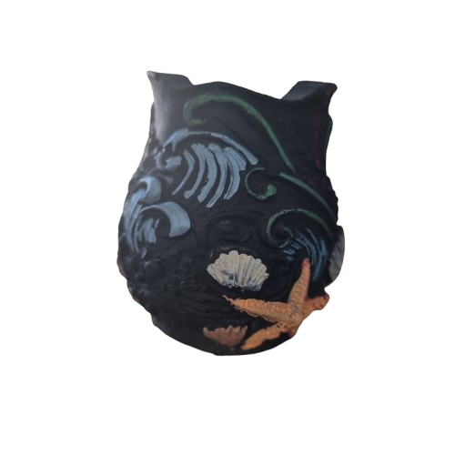 Statuina vasetto dipinta a mano