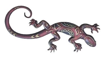 Lucertola grande piatta