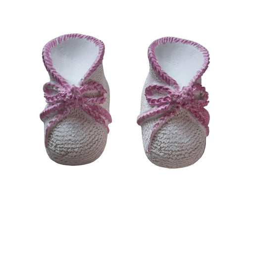 Statuina scarpette dipinta a mano