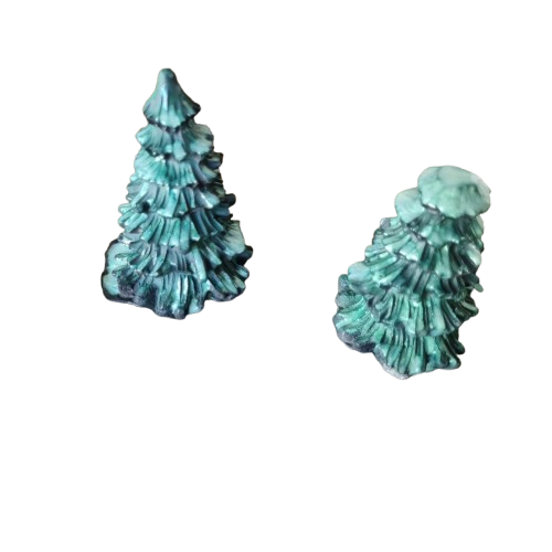 Statuina albero dipinta a mano