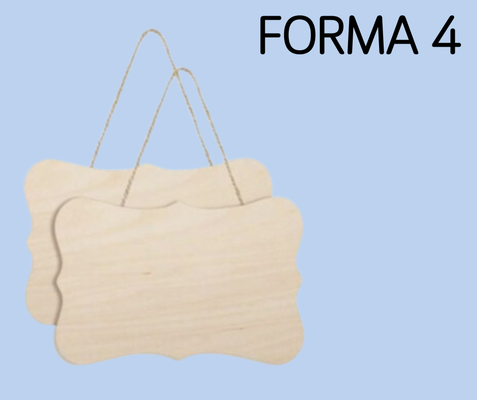 Targa legno pirografata a mano o a laser
