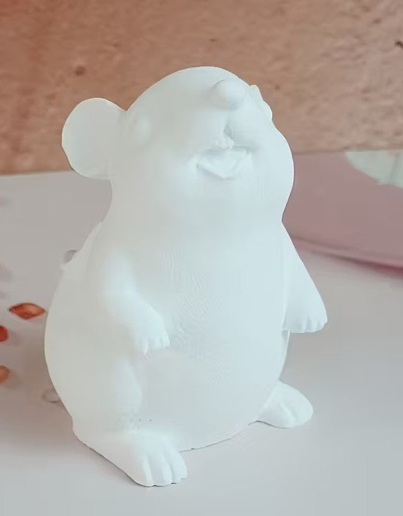 Statuina topolino dipinta a mano