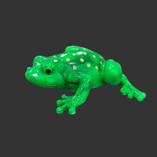 Statuina rana grande dipinta a mano