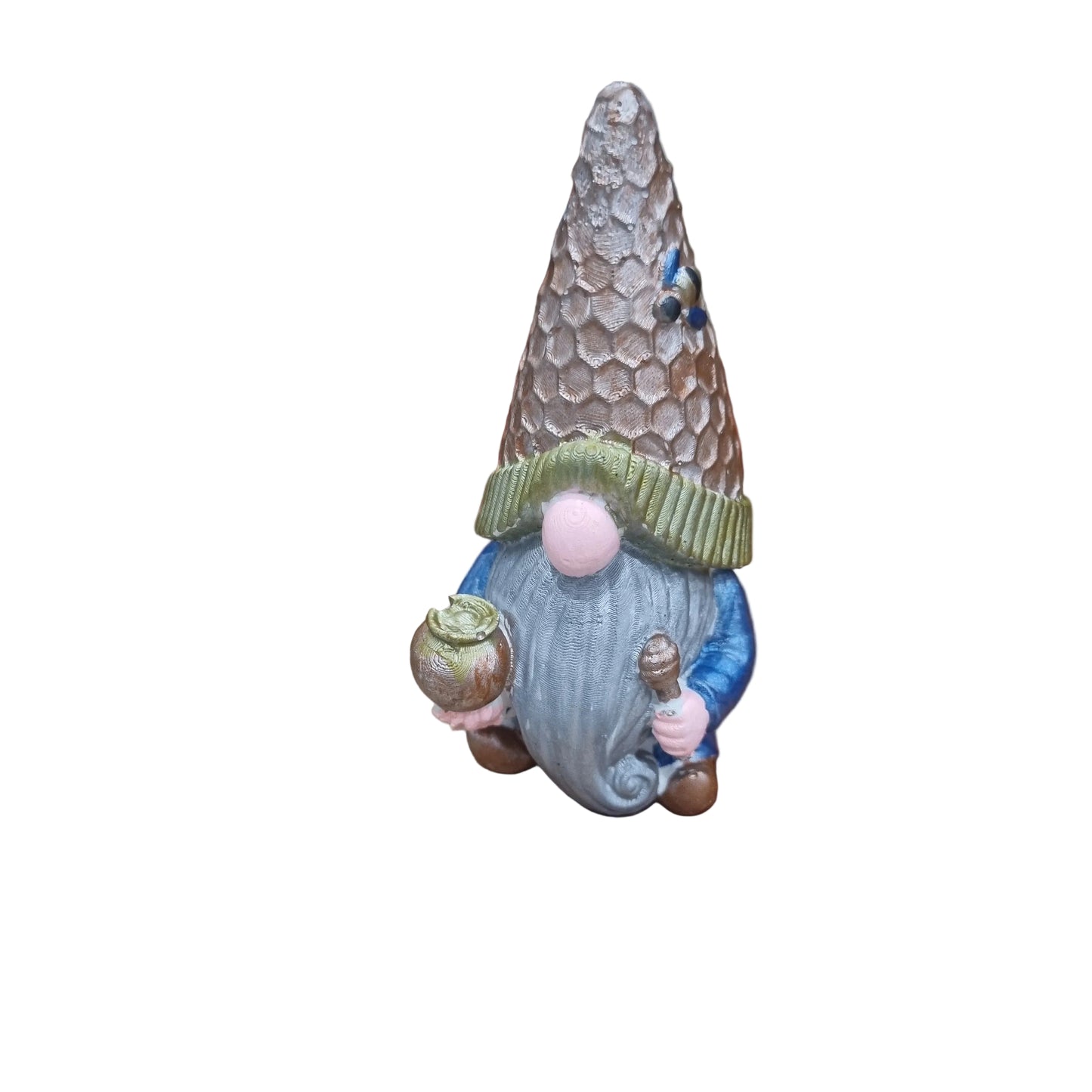 Statuina gnomo dipinta a mano